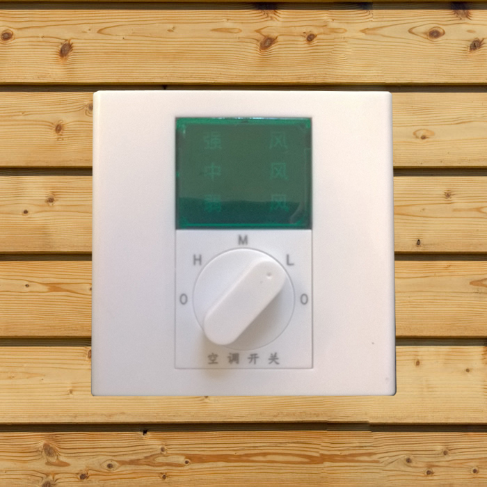 Exhaust Duct Central Air Conditioning Thermostat 86 Wall Three-Speed Switch Three-Gear Ventilator Coil Controller Switch