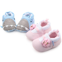 New baby foot cover autumn and winter cotton warm baby socks shoes before step shoes newborn foot guard socks shoes