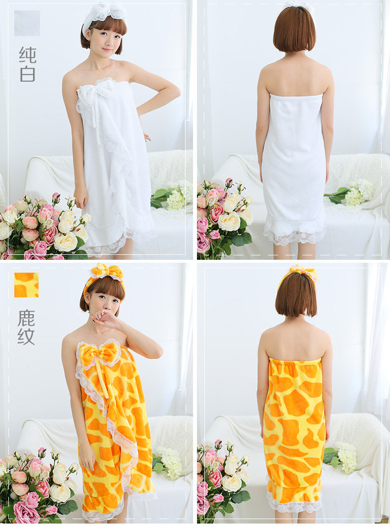 Peignoir jeunesse serviettes de soutien-gorge - Ref 602208 Image 10