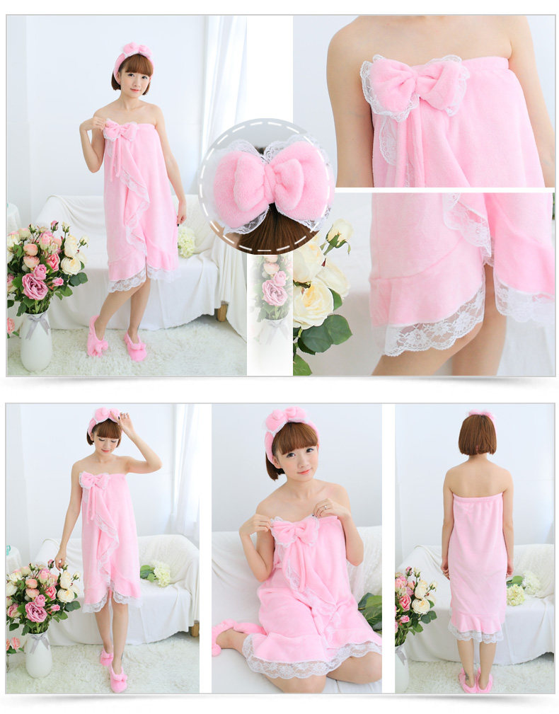 Peignoir jeunesse serviettes de soutien-gorge - Ref 602208 Image 9