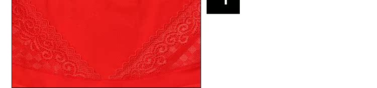Cộng thêm phân bón XL chất béo mm năm nay lớn màu đỏ eo cao đồ lót trung niên hộp quà màu đỏ bông nữ quần sịp dây nam