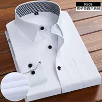 (Длинные рукава) Грид -воротник белый 35,9