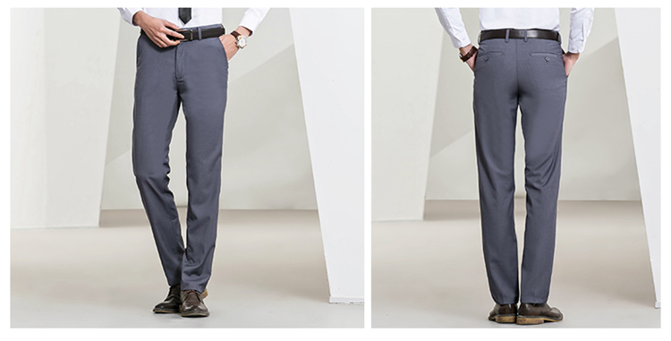 Mùa hè quần tây nam công sở giản dị Slim quần dài quần rộng phù hợp với quần đen thẳng quần tây kaki nam