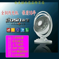 Yongsheng electric fan Desktop shaking head flower basket fan All copper floor fan Turn page fan Student dormitory DK41 silent household