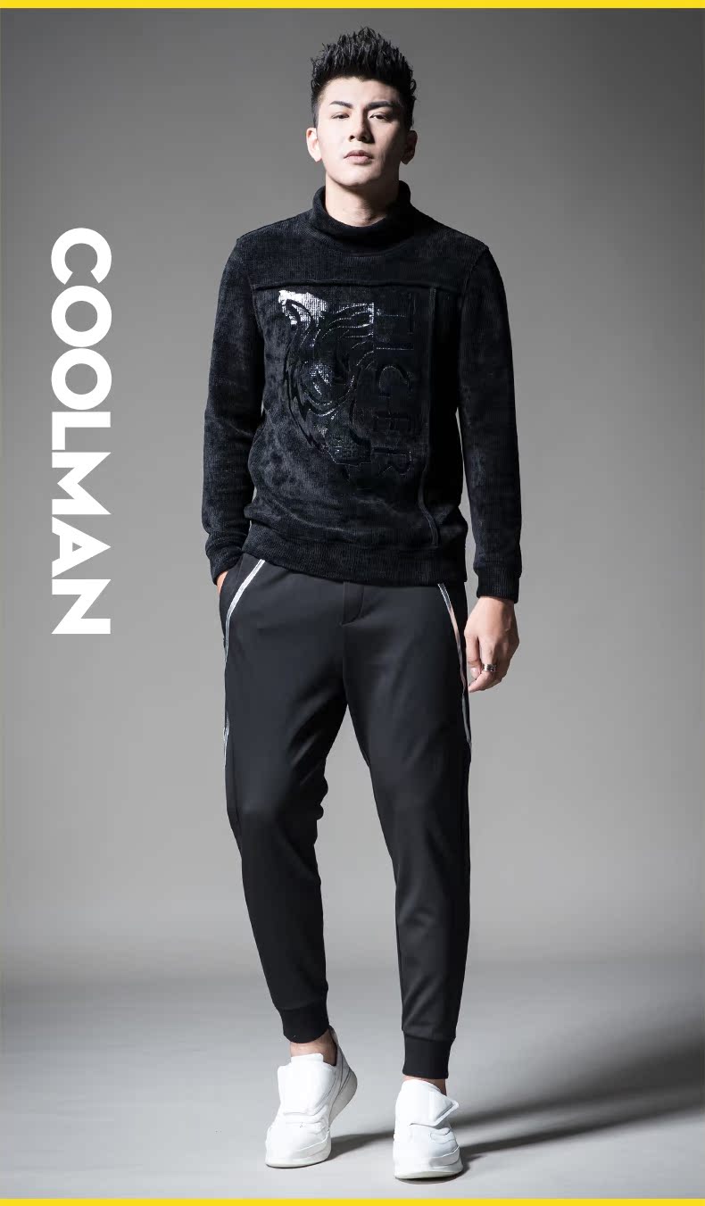 SXF Saint Xi Fan 2018 quần nam mới giản dị Quần mùa thu quần thể thao Wei quần chân Slim quần Harlan nam quần short jean nam