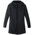 SXF Saint Shifan nam áo gió dài màu đen trùm đầu áo khoác windproof jacket Châu Âu và Mỹ tide thương hiệu áo nam Áo gió