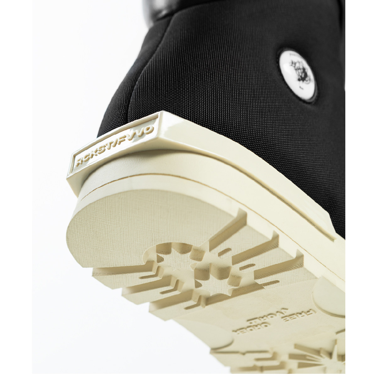 Rocksta x f.v.v.o black and white height-boosting chunky sole