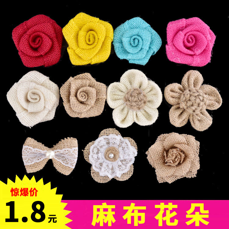 DIY Handmade Rose Flowers Flowers Decorated Flowers Accessories and Swing Fabric Flowers