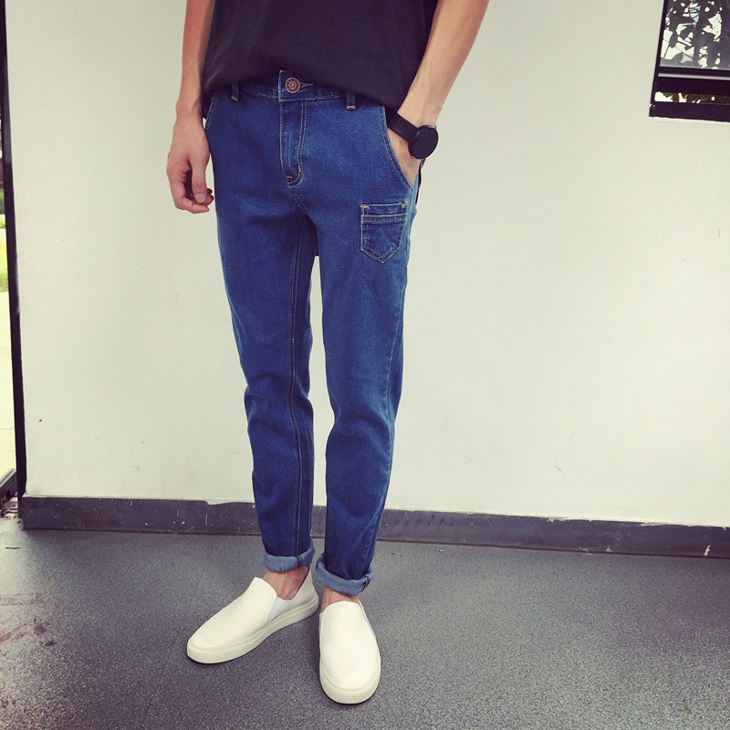 Jeans pour adolescent pieds Slim pour automne - Ref 1461518 Image 15