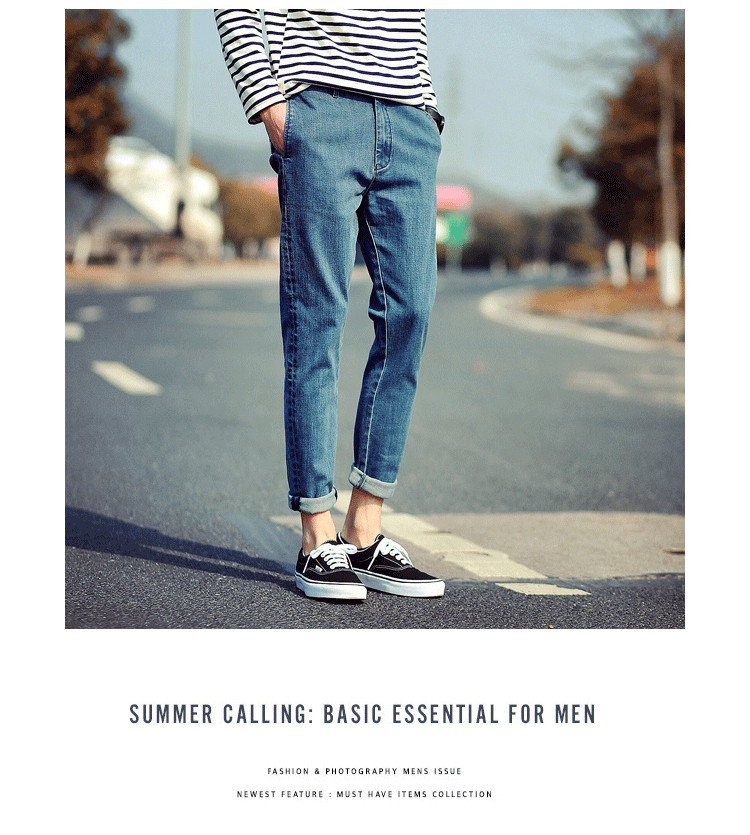 Jeans pour adolescent droite en vrac pour printemps - Ref 1468742 Image 8