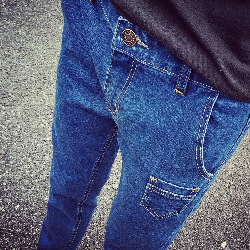 Jeans pour adolescent pieds Slim pour automne - Ref 1461518 Image 14