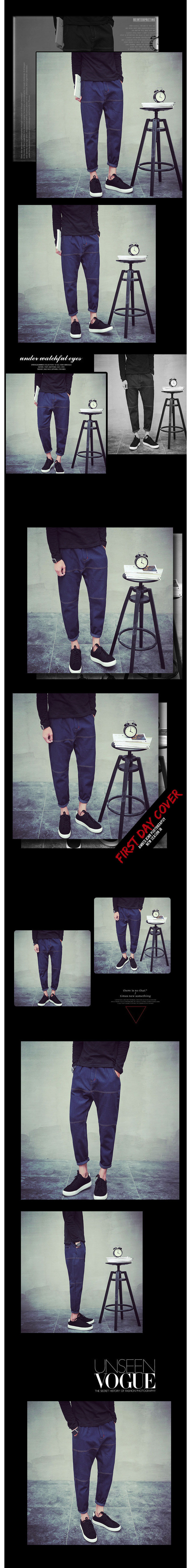 Jeans pour adolescent droite en vrac pour printemps - Ref 1468742 Image 5