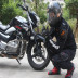 Quần áo xe máy Jersey nam chống rơi đầy đủ bộ quần áo mùa hè off-road xe máy du lịch chống vỡ lưới quần áo hiệp sĩ thoáng khí - Xe máy Rider thiết bị bảo vệ đầu gối Xe máy Rider thiết bị