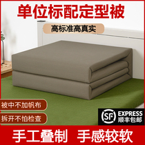 Handmade styled by Jun Green quilted by cotton quilted without canvas housekeeping model Marked Soldiers Tofu Nuggets Green Quilts