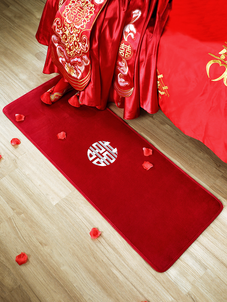 Wedding celebration supplies Daquan Wedding decoration floor mat Hi word doormat floor mat Wedding room decoration set Creative carpet