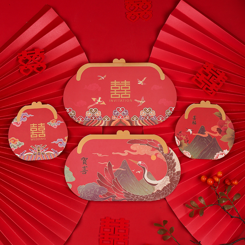 Wedding small red envelope bag wedding plug door personality creative universal profit is seal high-end cartoon red envelope small million yuan