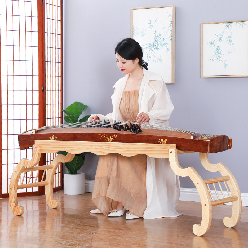 Antique solid wood guzheng zither frame Guzheng frame solid wood bracket legs tiger frame guzheng bracket
