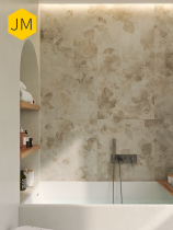 Bathroom tiles bathroom wall tiles antique gray French retro ancient flower tiles Italian sliced ​​toilet style wood flowers