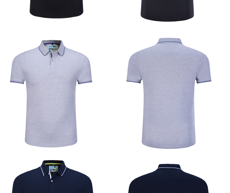 Lapel polo áo sơ mi tùy chỉnh tình nguyện áo thun tự làm overalls tay áo ngắn nhà máy kinh doanh đội ngũ in ấn quần áo logo áo thun nam đẹp