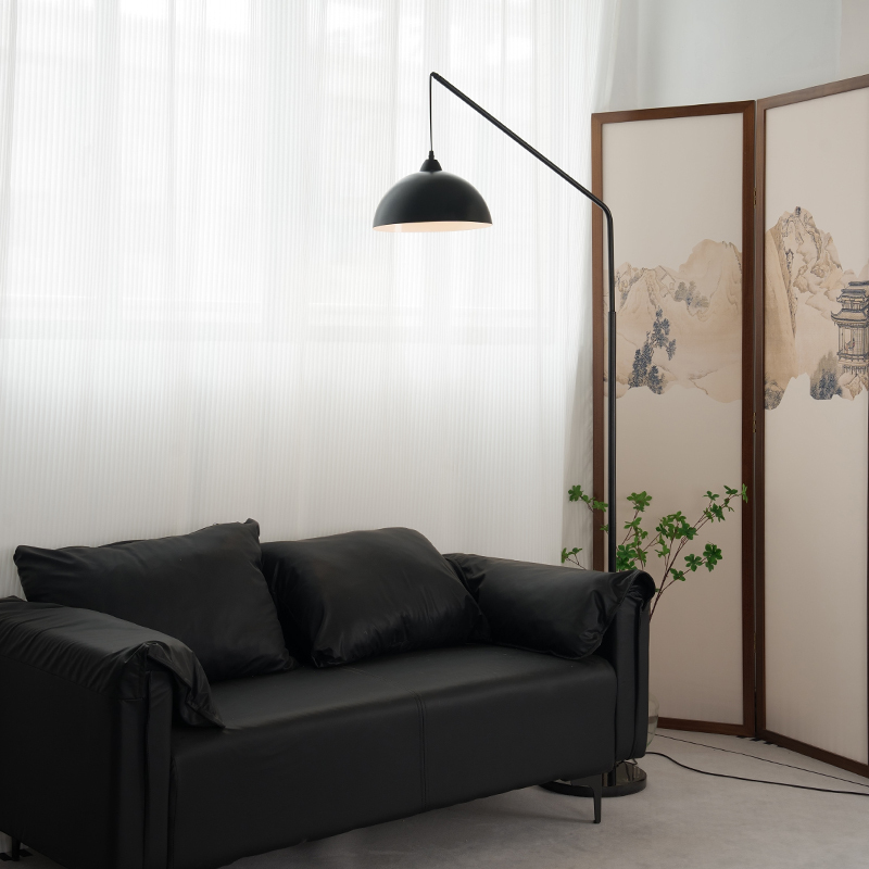 Floor Lamp Next to the Sofa in the Living Room, Modern Nordic Minimalist Creative Designer Minimalist Study Room Showroom Fishing Lamp Floor Lamp Next to the Sofa in the Living Room, Modern Nordic Minimalist Creative Designer Minimalist Study Room Showroom Fishing Lamp