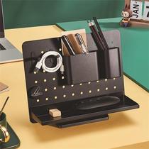 SOSHI search desktop rack home storage hole board office multi-layer tool finishing artifact