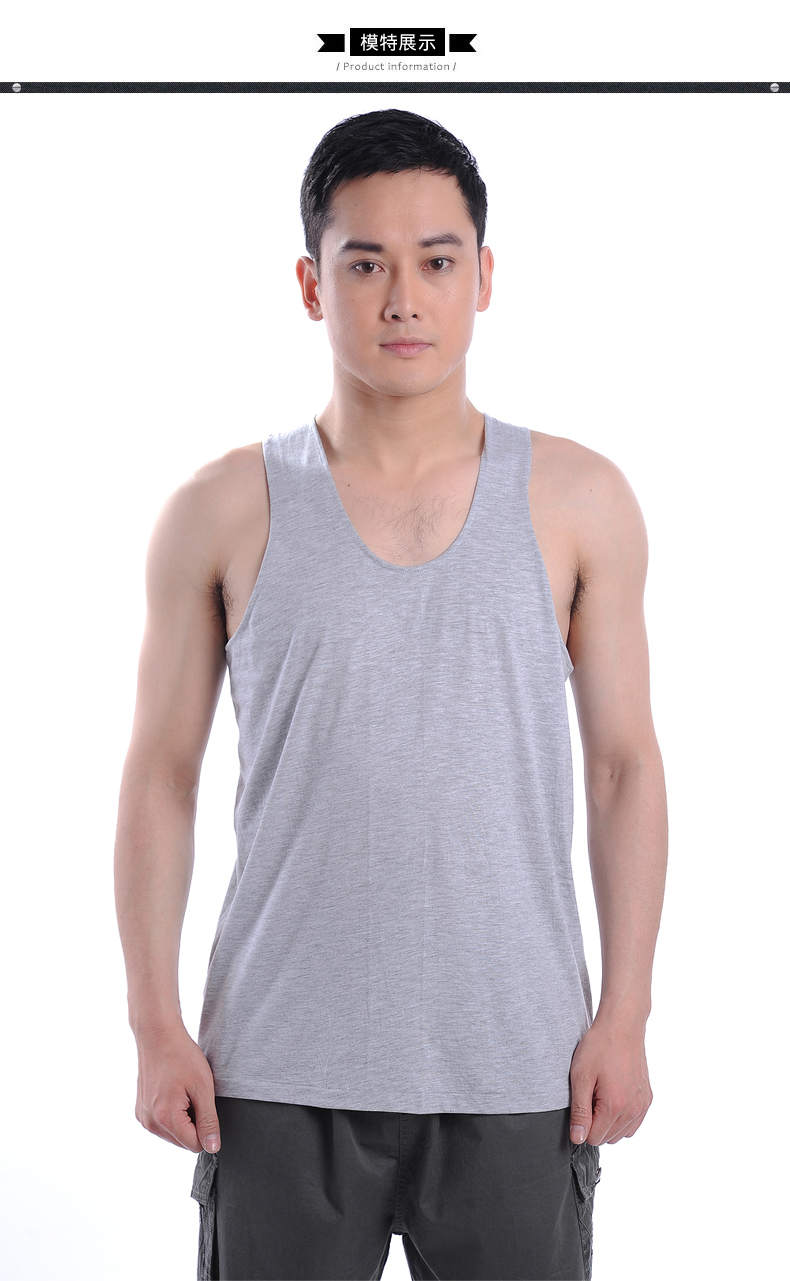 Mùa hè trung niên nam cotton sling trắng vest trung niên bông áo loose mồ hôi cũ vest cha