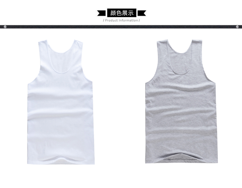 Mùa hè trung niên nam cotton sling trắng vest trung niên bông áo loose mồ hôi cũ vest cha