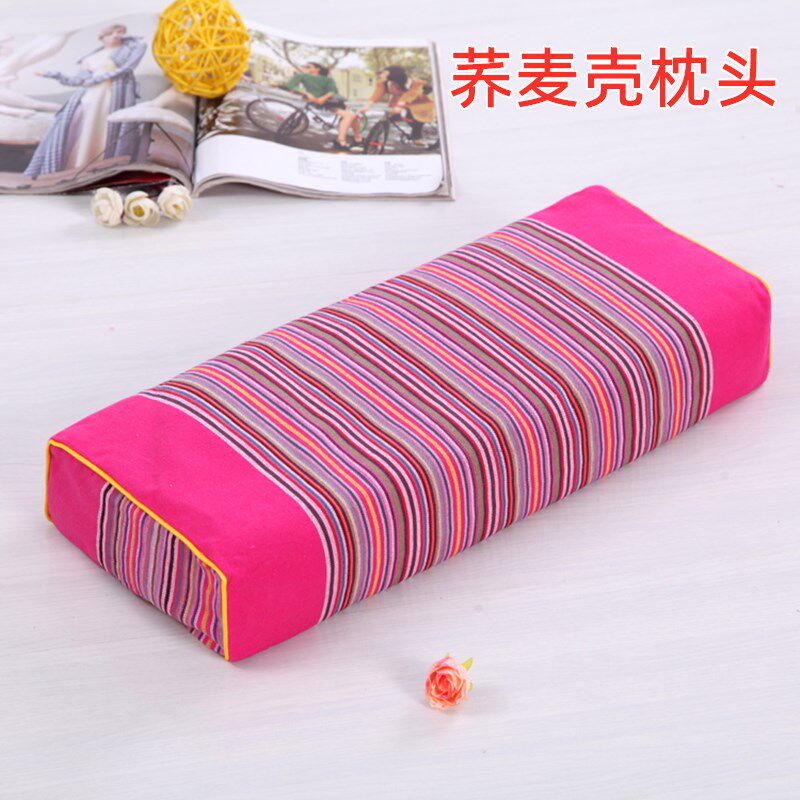 Pure Cotton Old Coarse Cloth Pillow Cervical Spine Pillow Sleep Pillow Square Pillow Buckwheat Leather Pillow Core