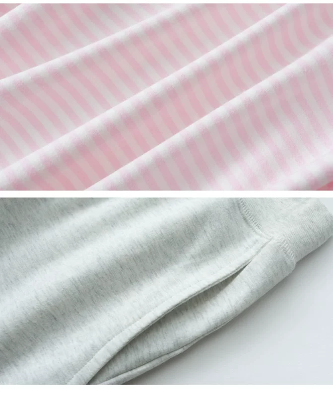 Cuộc sống ban đầu Bộ đồ phục vụ tại nhà Pinstripe Quần áo thể thao và giải trí có thể được mặc bên ngoài quần áo gia đình Đồ ngủ mà không cần in