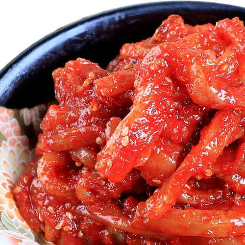 三口一品 Корейский сырой пряный соус кальмара мгновенный соус из морепродуктов и рисовый соус кимчи корейский вкус бибимбап соус