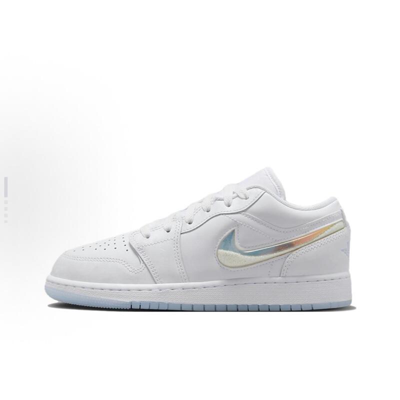 Jordan Air Jordan 1 Leather Comfortable Sports Children's Basketball Shoes Fq9112-100