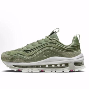 Nike Air Max 97 Futura Sporty Comfortable Low-Top Lifestyle Casual Shoes Women's Green