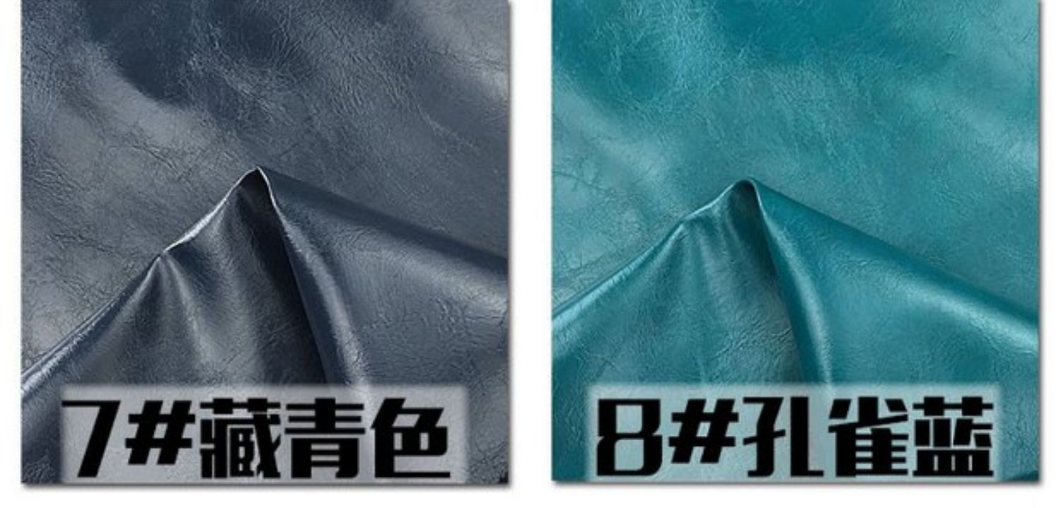 Pu da nhân tạo Sofa châu Âu giường dầu sáp da đồ nội thất tự làm vải không thấm nước mềm túi trượt cửa da - Vải vải tự làm vải cotton 4 chiều