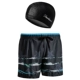 Lúng túng suối nước nóng quần bơi lỏng lẻo của nam boxer-proof cộng với chất béo cộng với quần soóc kích thước bãi biển kỳ nghỉ bong bóng bộ đồ bơi nhanh khô - Nam bơi đầm