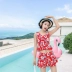 Áo tắm nữ bảo thủ chia hai mảnh ngực nhỏ tụ lại để che bụng giảm béo học sinh Đồ bơi nhỏ thơm Hàn Quốc 	đồ bơi nữ 2 mảnh	 Bộ đồ bơi hai mảnh