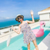 Đồ bơi nữ bikini ba mảnh bảo thủ Kích thước lớn Slim Ngực nhỏ Tập hợp Spa riêng Áo tắm nhỏ tươi - Bộ đồ bơi hai mảnh bộ đồ bơi 2 mảnh Bộ đồ bơi hai mảnh