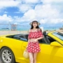 Áo tắm nữ hai mảnh xẻ hai mảnh phẳng eo cao ngực nhỏ tụ tập gợi cảm là mỏng Hàn Quốc áo tắm nhỏ tươi - Bộ đồ bơi hai mảnh 	bikini 2 mảnh màu trắng	