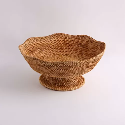 Вьетнамская коробка для хранения ротана сухофруктовая диск с фруктами с фруктами корзина корзина корзина фрукты вода вода пластинка