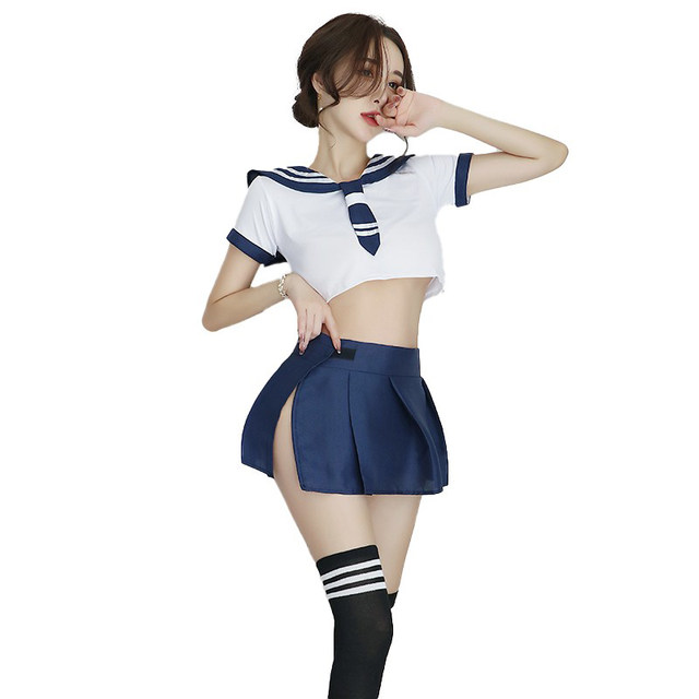 Sexy jk uniform, pure wish uniform suit, pure wish sexy suit, lingerie, temptation, ແບບວິທະຍາໄລ, ຊຸດ sailor ງາມ