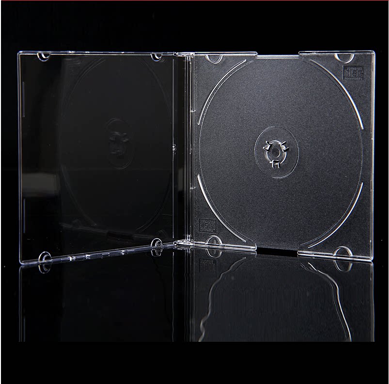 100%透明黑底CD盒，光盘收藏必备神器！💿 -光盘袋-淘宝百科网
