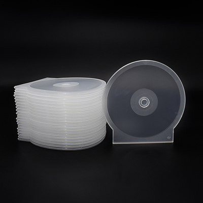 Plastic transparent disc CD box DVD box Burning disc CD box CD box shell semi - circular box is not easy to fragment and thicken