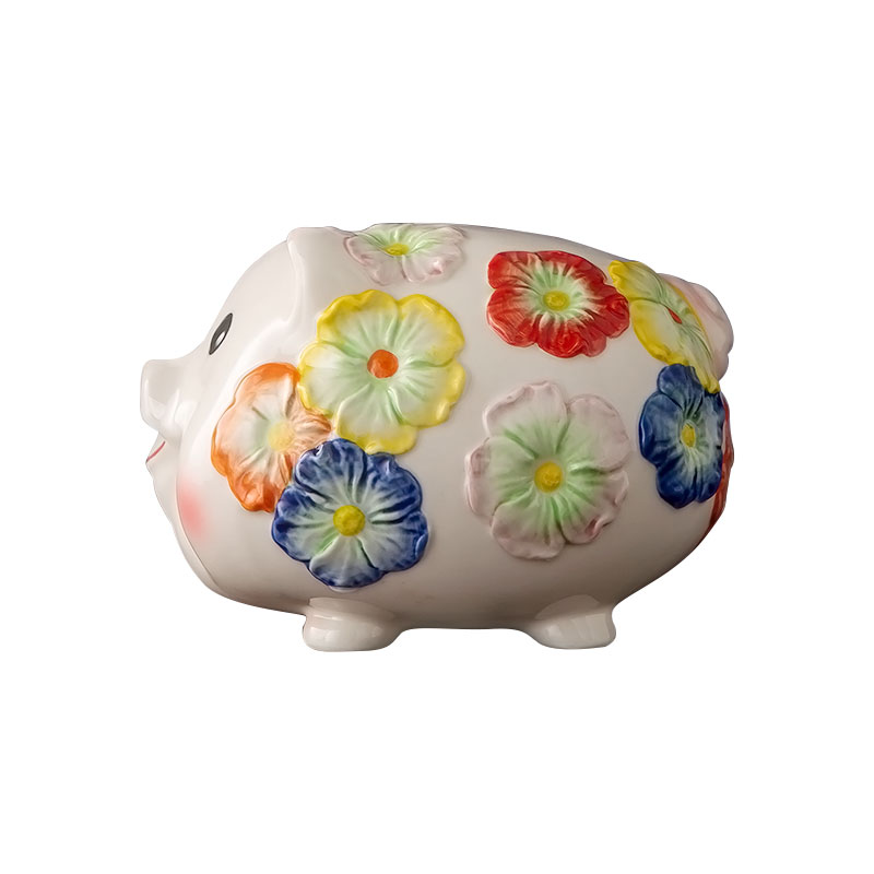 Piggy bank decorative furnishing articles adult children pocket money jar of jingdezhen ceramic creative gift express Piggy Banks