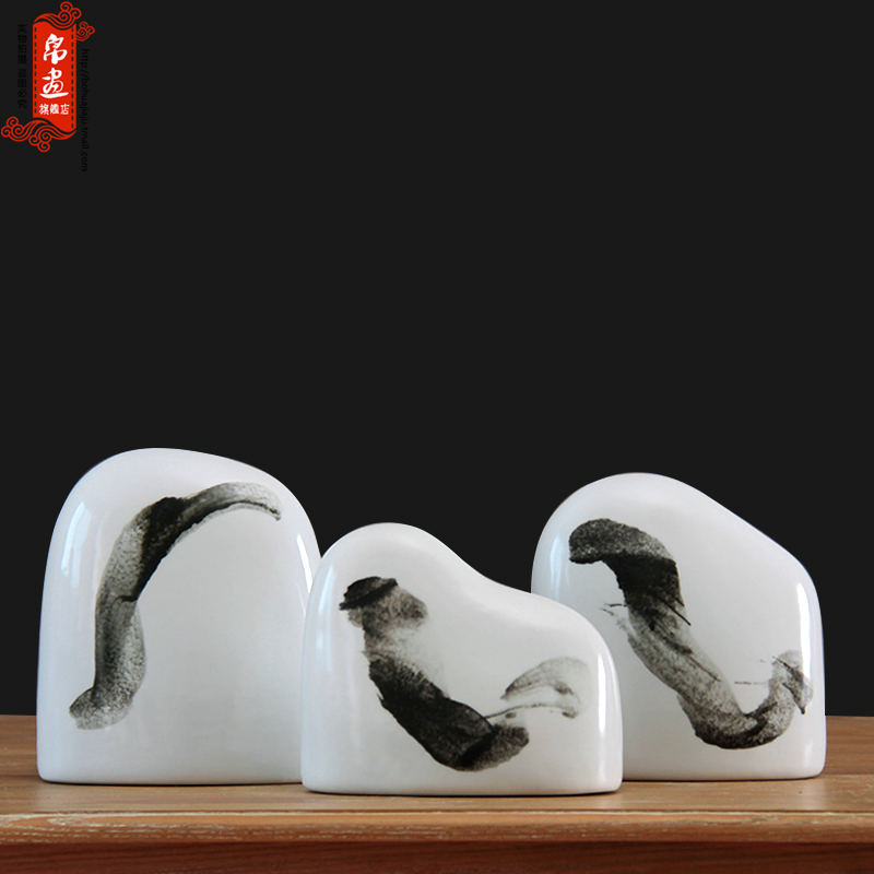 Modern new Chinese style home club villa hotel ceramic furnishing articles creative household soft adornment of TV ark