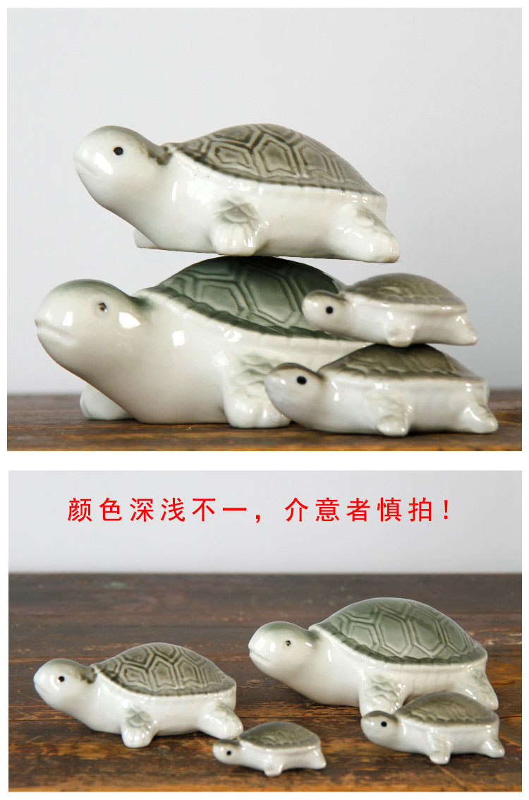 Jingdezhen ceramic porcelain, lovely mini duck chicago-brewed goose floating fish frog home sitting room aquarium decoration small place