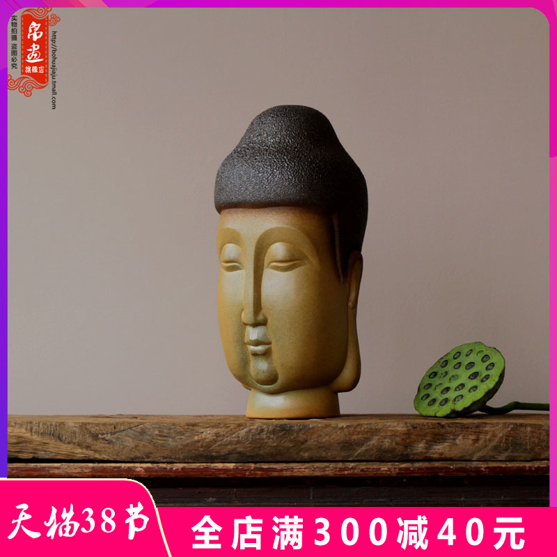 Jingdezhen ceramics craft porcelain household bedroom buddhist temple Buddha furnishing articles furnishing articles of primitive simplicity clay plain porcelain