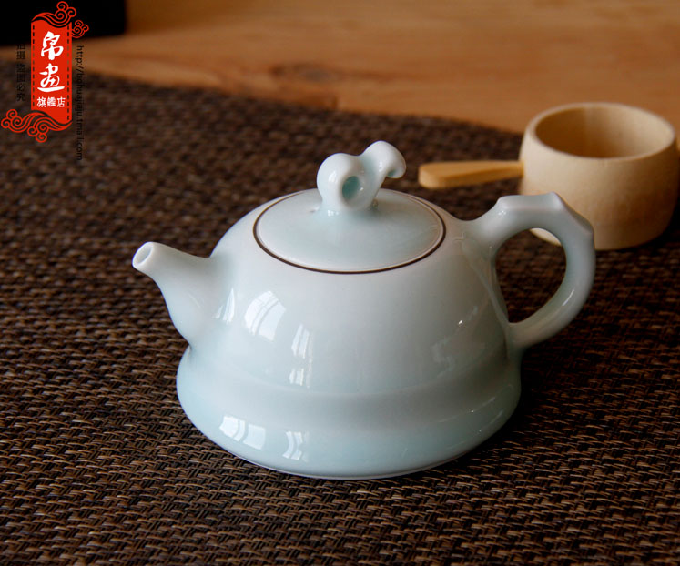 Clearance of jingdezhen ceramic mini huai single pot of tea pot porcelain teapot kung fu tea pot single pot