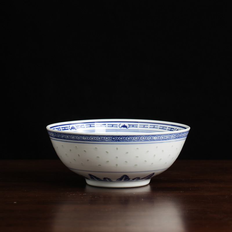 BoHua jingdezhen jingdezhen blue and white porcelain bowl of rice bowls exquisite exquisite blue - and - white porcelain bowls suit under the glaze color