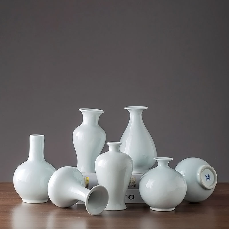 Modern new Chinese style table dry flower is placed flowers in jingdezhen ceramics decoration home sitting room adornment