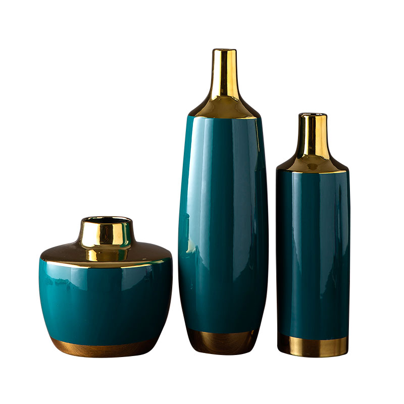 Jingdezhen ceramic vase Nordic contracted and I sitting room, TV ark, furnishing articles table dry flower decoration flower arranging flowers