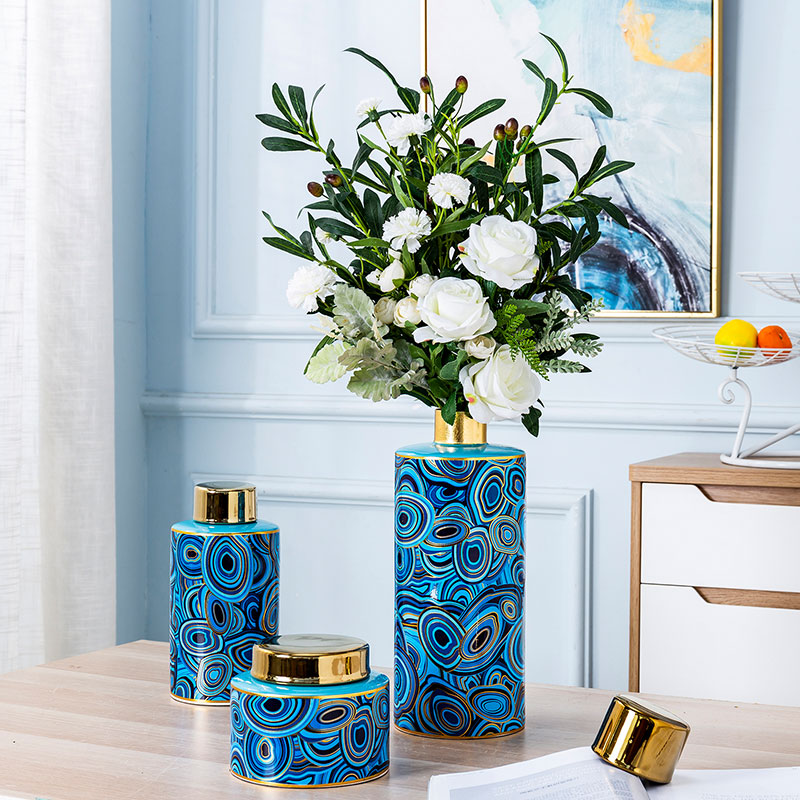 Light the key-2 luxury of mesa ceramic vase household act the role ofing is tasted furnishing articles ceramic vase vase household act the role ofing is tasted the study sitting room adornment